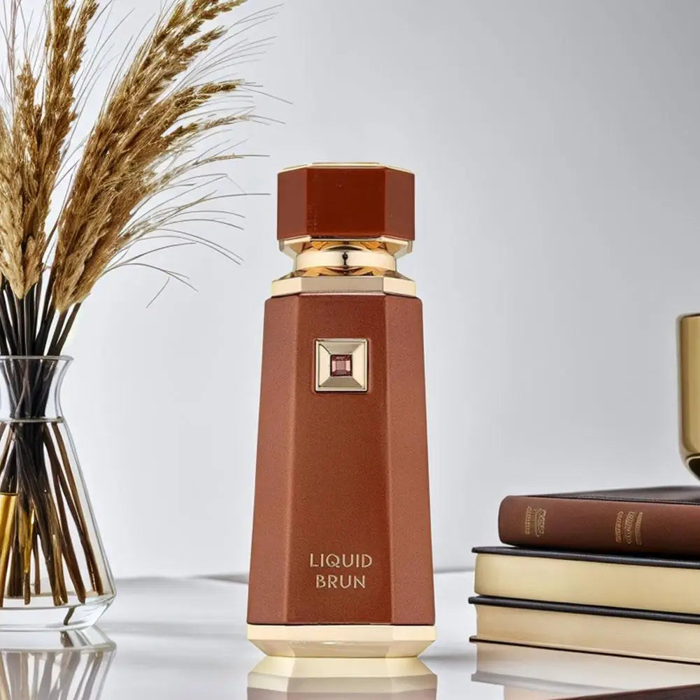 French Avenue Liquid Brun Mens Perfume 100Ml Amber Vanilla Citrus Cinnamon Woody Musk Fragrance 12 Hour Long Lasting