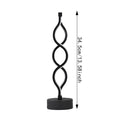 LED Spiral Table Lamp Tricolor Adjustable Brightness Creative Room Decoration Light USB Powered Eye-Protection Lamp